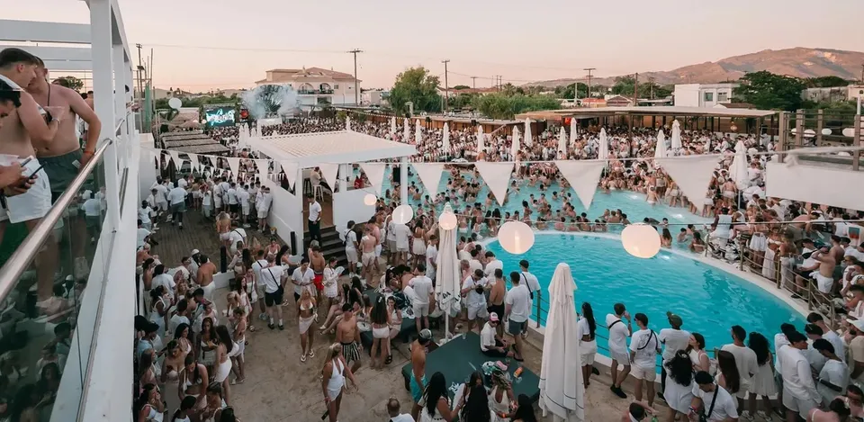 The White Party event in Zante