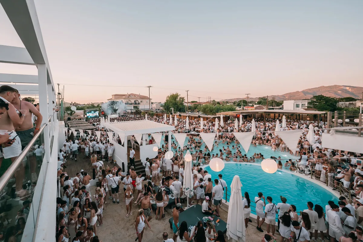 The White Party event in Zante