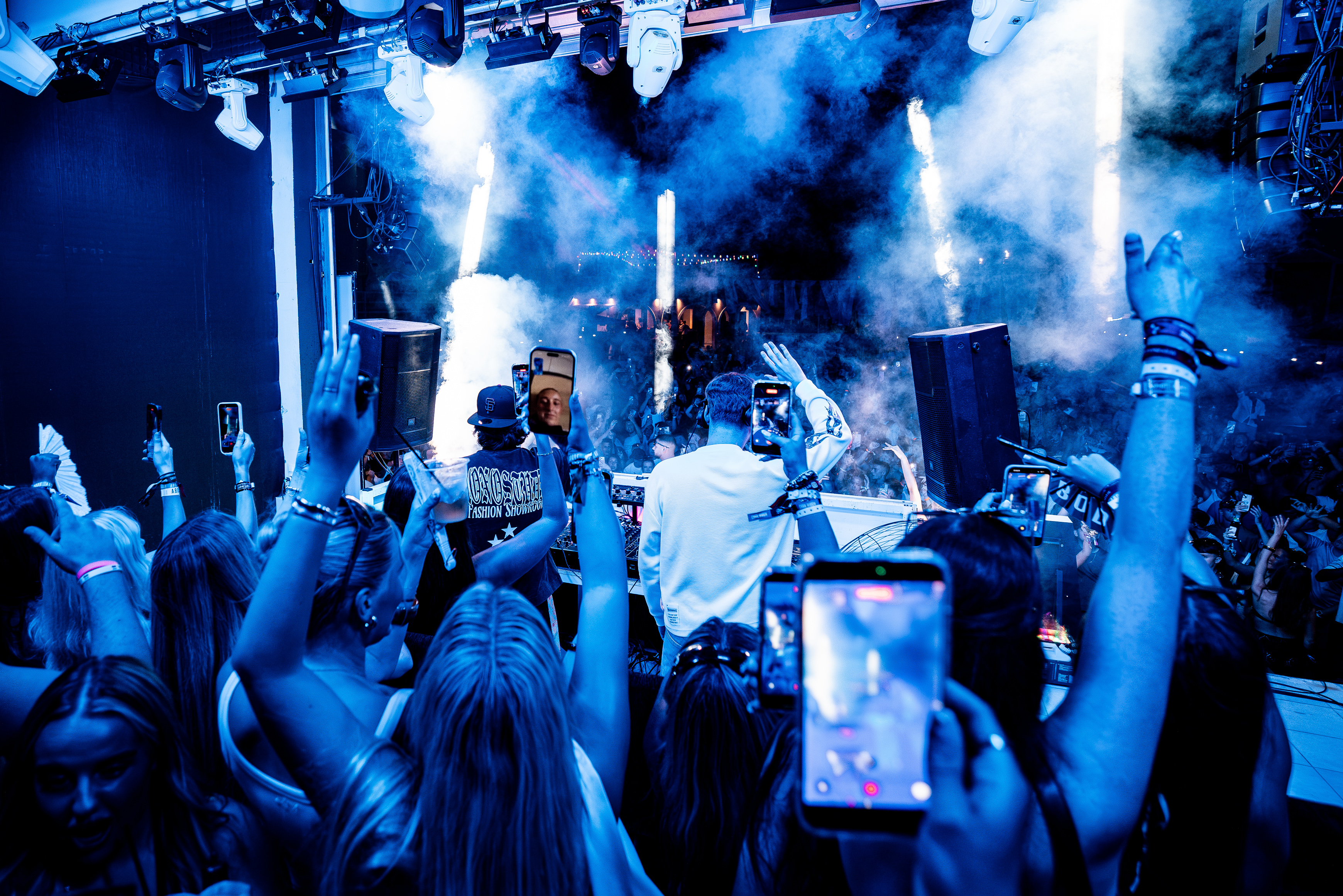 The atmosphere at Abode at Pure Beach Club