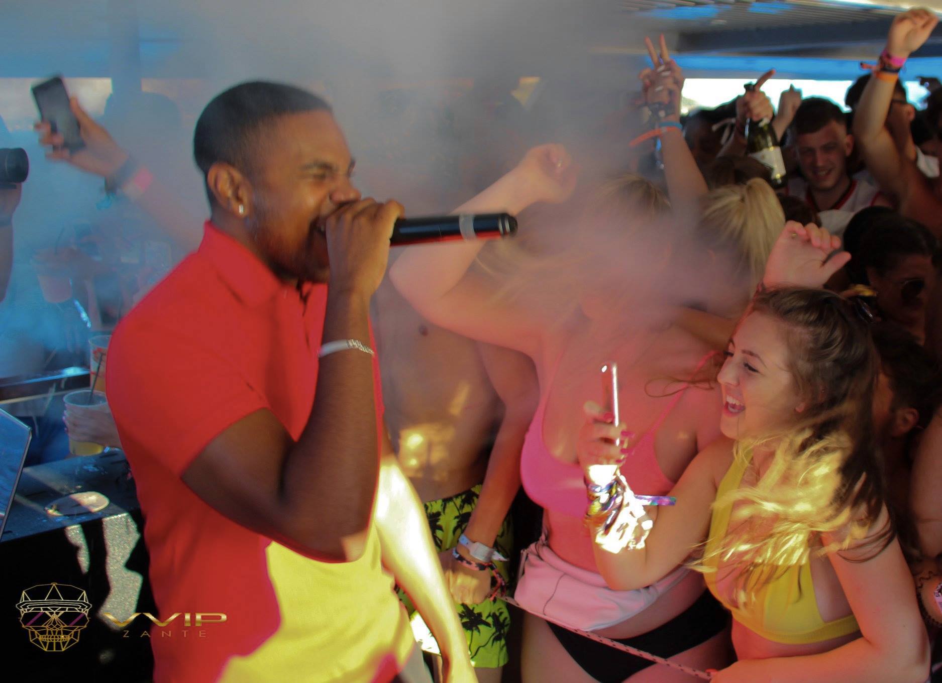 ramz performing on vvip zante boat party
