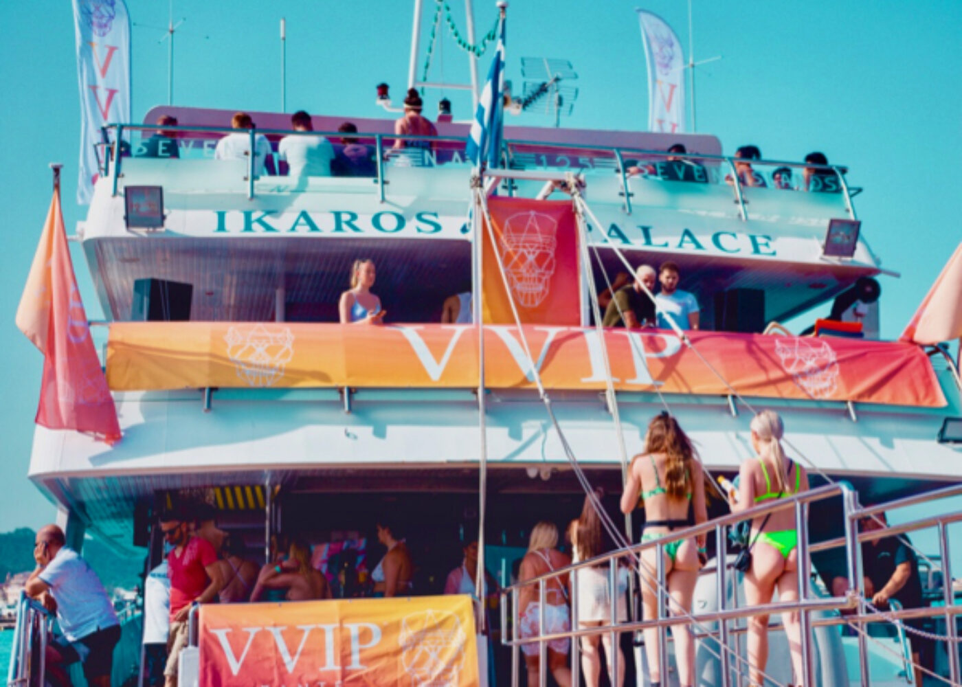 vip yacht party zante